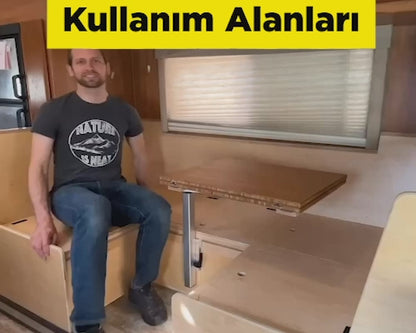 Fonksiyonel Karavan Masa Ayağı GURKALE